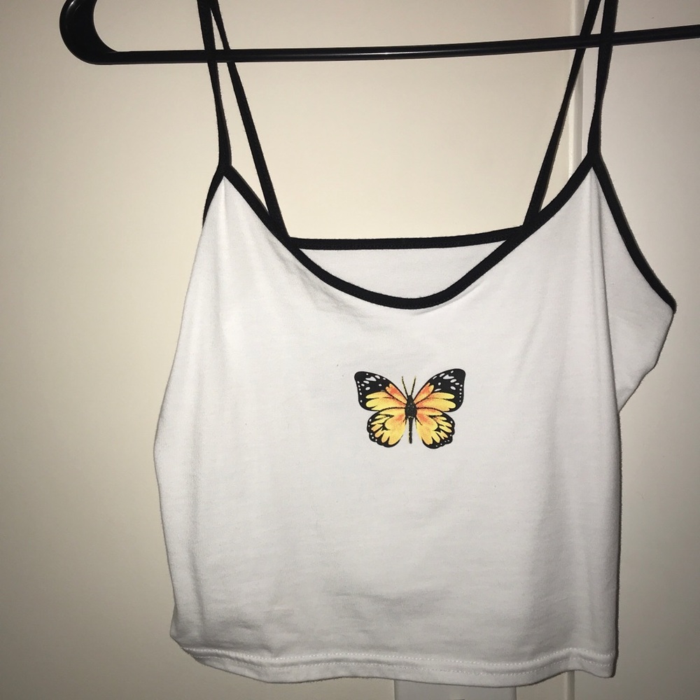 SOLD. Butterfly Tank Top